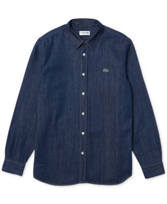 Lacoste - Men's Long-Sleeve Denim Shirt