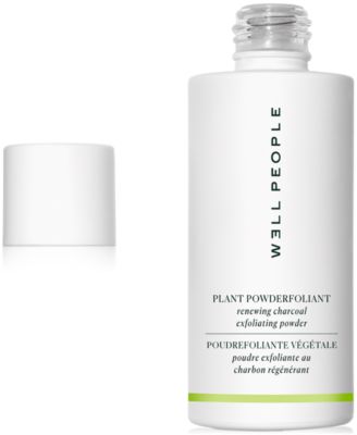 Well People - Plant Powderfoliant Renewing Charcoal Exfoliating Powder