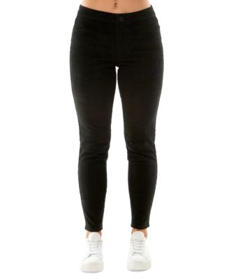 Almost Famous - Juniors' Corduroy Mid-Rise Button-Waist Jeggings