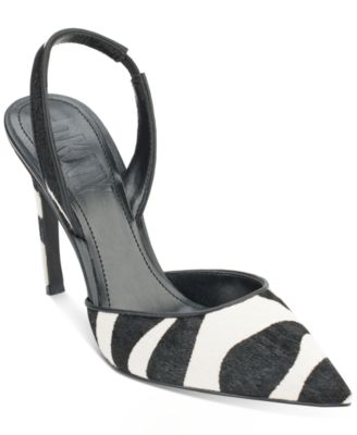 DKNY - Women's Macia Pointed Toe Slingback Stiletto Pumps