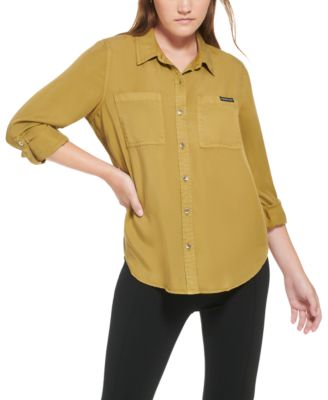 Calvin Klein Jeans - Women's Button-Front Top