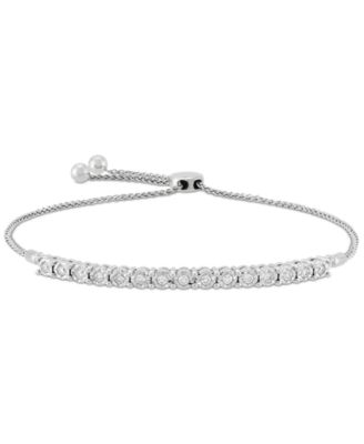 Forever Grown Diamonds - Lab-Created Diamond Bolo Bracelet (1/3 ct. t.w.) in Sterling Silver
