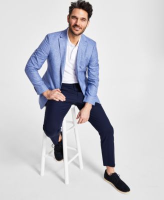 Tommy Hilfiger - Men's Check Modern-Fit Sport Coat