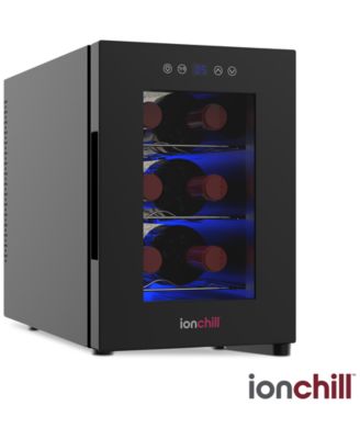 Tzumi - IonChill 6-Bottle Wine Cooler 13-Liter Mini Fridge