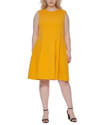 Tommy Hilfiger - Plus Size Seam-Detail Fit & Flare Dress
