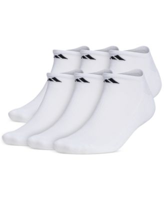 adidas - Men's No-Show Athletic Socks, 6 Pack