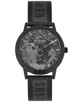 Versus Versace - Men's Barbes Domus Two-Tone Stainless Steel Mesh Bracelet Watch 40mm