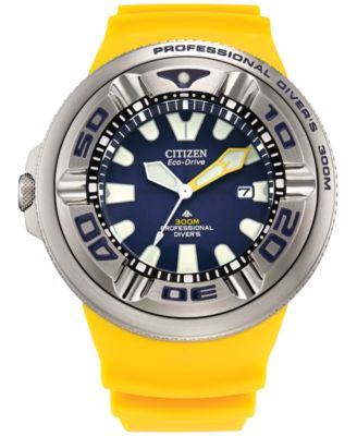 Citizen - Men's Promaster Dive Yellow Strap Watch 48mm