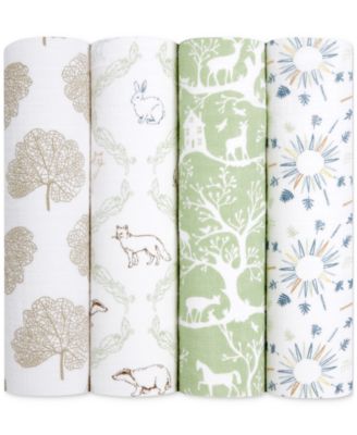 aden by aden + anais - Baby 4-Pk. Muslin Swaddles