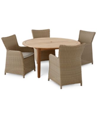 Bernhardt - Longstock Outdoor Teak Dining 5-pc set