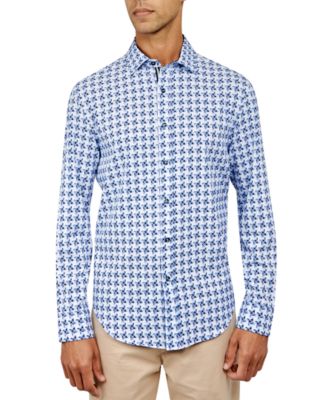 Society of Threads - Men's Regular-Fit Non-Iron Performance Stretch Shirt