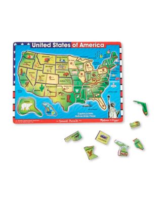Melissa and Doug - Kids Toy, U.S.A. Sound Puzzle
