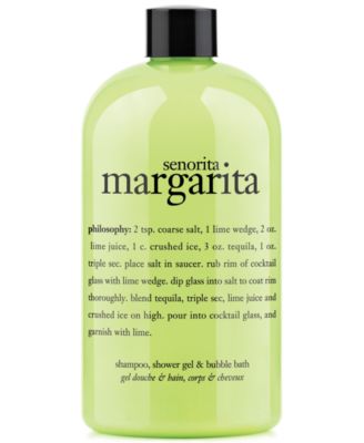 philosophy - senorita margarita ultra rich 3-in-1 shampoo, body wash & bubble bath, 16oz.