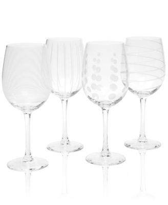 Mikasa - "Clear Cheers" White Wine Glasses, Set of 4