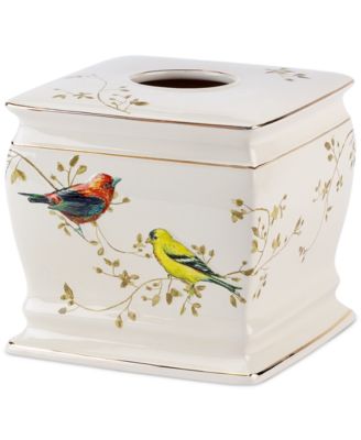 Avanti - Gilded Birds Tissue Holder