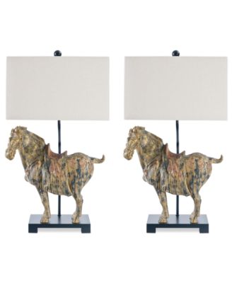 Regina Andrew Design - Pair of Dynasty Horse Lamps