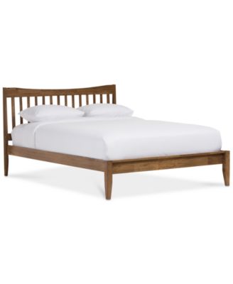 Furniture - Rydell Modern King Slatted Platform Bed, Direct Ship