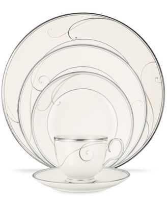 Noritake - "Platinum Wave" Boxed 5-Piece Place Setting