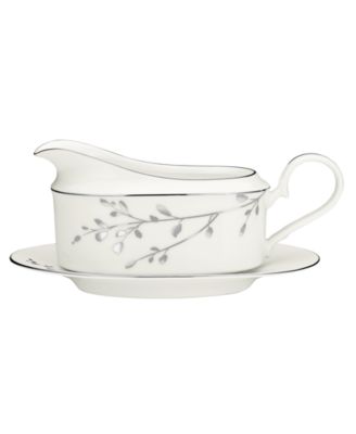 Noritake - Serveware, Birchwood Gravy Boat with Tray