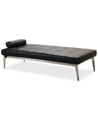 Furniture - Myia Leather Daybed, Only at Macy's