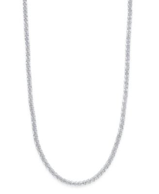 Giani Bernini - Sparkle Link Chain Necklace in Sterling Silver or 18k Gold Over Silver