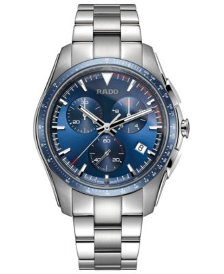Rado - Men's Swiss Chronograph Hyperchrome Stainless Steel Bracelet Watch 45mm
