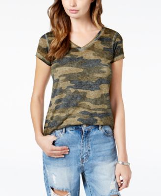 Lucky Brand - Camo-Print T-Shirt