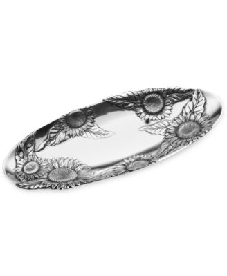 Wilton Armetale - Sunflower Oval Tray