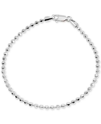Giani Bernini - Beaded Chain Bracelet in Sterling Silver