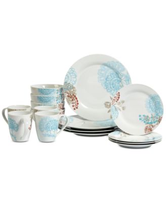 Tabletops Unlimited - Emma 16-Pc. Dinnerware Set, Service for 4