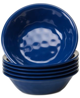 Certified International - 6-Pc. Cobalt Blue Melamine All-Purpose Bowl Set