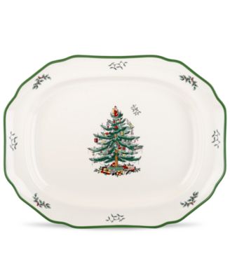 Spode - Christmas Tree Sculpted Platter