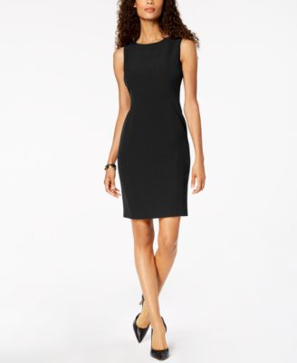 Kasper - Crew-Neck Sheath Dress
