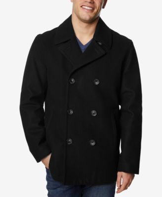 Nautica - Men's Three-Button Pea Coat