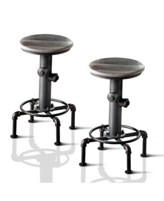 Furniture - Zina Counter Stool (Set Of 2), Quick Ship