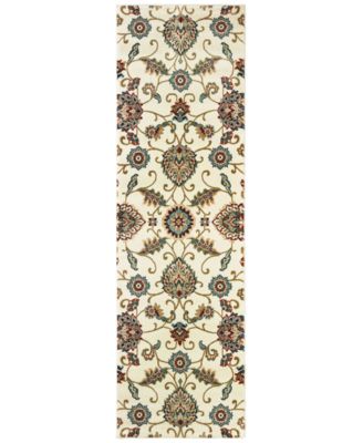 Oriental Weavers - Kashan 9946W Ivory/Multi 2'3" x 7'6" Runner Area Rug