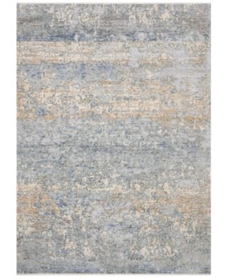 Spring Valley Home - Pandora PAN-05 Blue/Gold 3'9" x 5'9" Area Rug