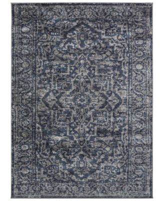 Abbie & Allie Rugs - MNC-2301 Navy 3'11" x 5'7" Area Rug