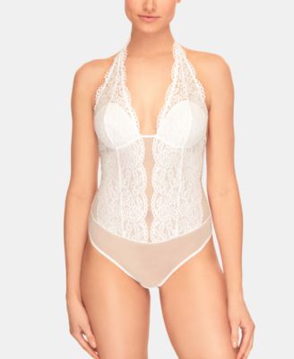 b.tempt'd - Women's Ciao Bella Lace Halter Bodysuit