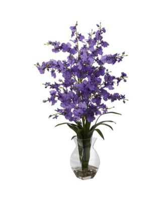 Nearly Natural - Dancing Lady Orchid w/Vase Arrangement