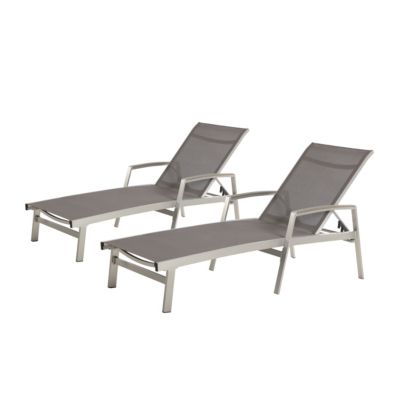 Noble House - Octon Outdoor Chaise Lounge (Set of 2)