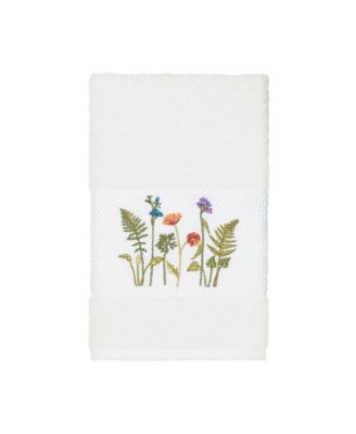 Linum Home - Turkish Cotton Serenity Embellished Hand Towel