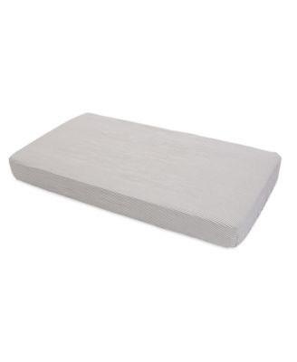 Little Unicorn - Grey Stripe Cotton Muslin Crib Sheet