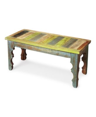 Butler - Rao Painted Wood Bench, Quick Ship