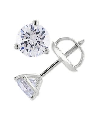 Macy's - Diamond Stud Earrings (1/3 ct. t.w.) in 14k White or Yellow Gold