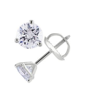 Macy's - Diamond Stud Earrings (1/4 ct. t.w.) in 14k White or Yellow Gold