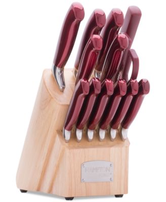 Hampton Forge - Argentum Red 14-Pc. Cutlery Block Set