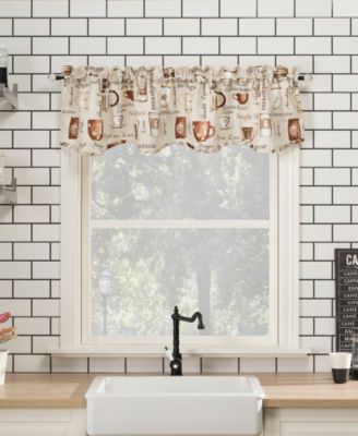 No. 918 - Bristol Coffee Shop 54"x 14" Semi-Sheer Valance