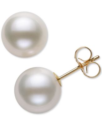 Belle de Mer - Cultured Freshwater Pearl Stud Earrings (8mm)