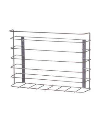 Household Essentials - Cabinet Door Single Wire Basket Cutting Board and Kitchen Wrap Organizer
